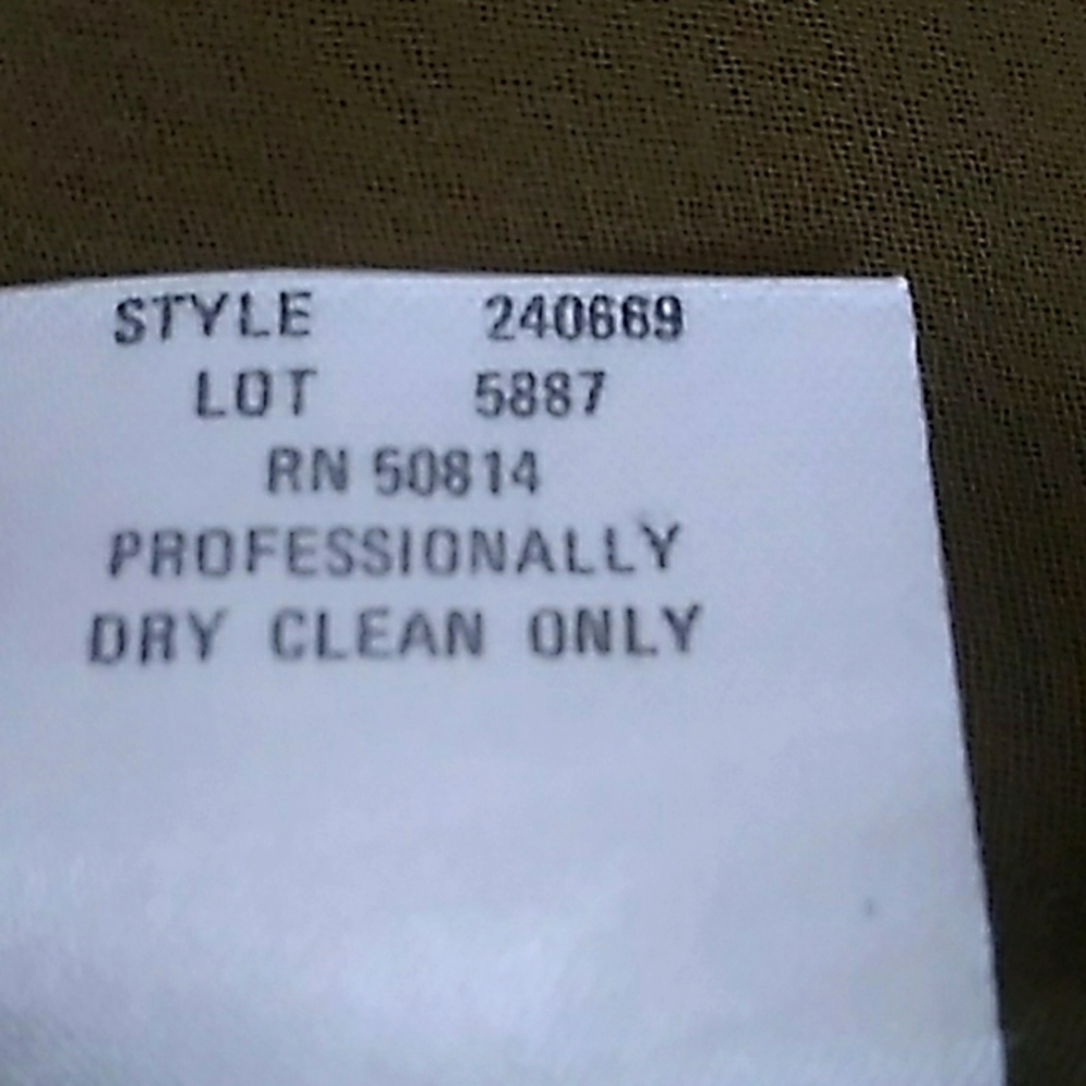 🫒 Vintage Tahari OLIVE Crepe Wrap Dress Sz 4 - Picture 11 of 16